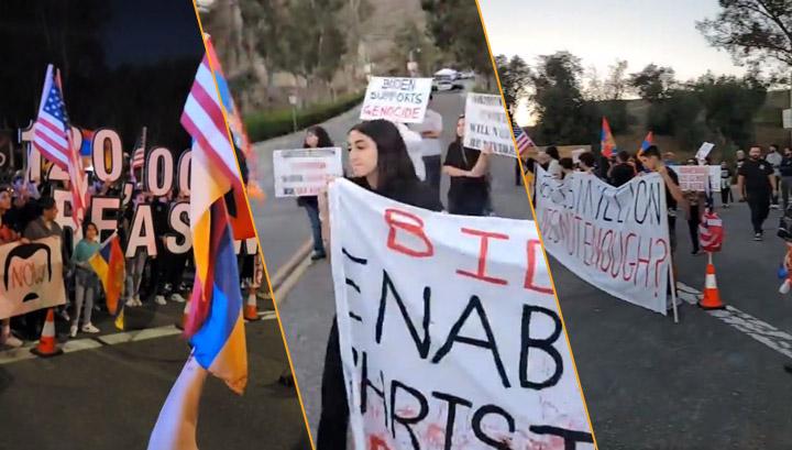 Իր լռությամբ Բայդենը մեղսակից է դառնում ԼՂ հայերի ցեղասպանությանը. Ակցիա՝ Կալիֆոռնիայում