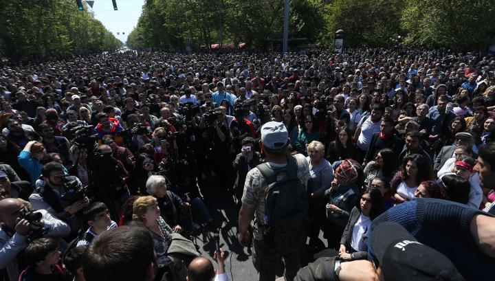 Ոստիկանությունը ցուցարարների դեմ հատուկ միջոցներ կիրառեց