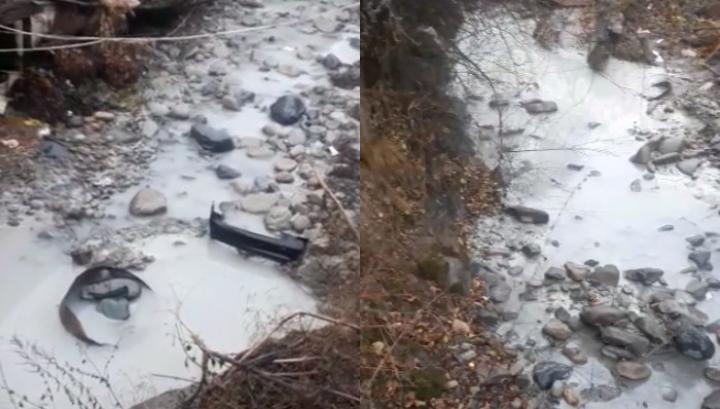 Երեք օր է Ողջի գետն այս վիճակն է․ ահազանգ