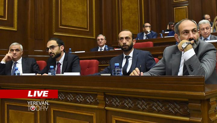 Խորհրդարանը քննարկում է կառավարության ծրագիրը. Ուղիղ
