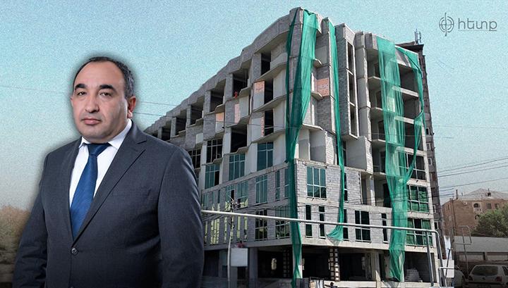 Քանաքեռ-Զեյթունի թաղապետը Դրոյի փողոցում շենք է կառուցում. «Հետք»