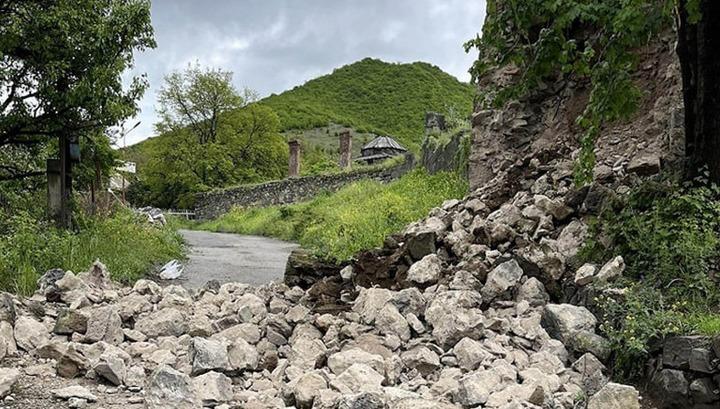 Հաղպատի վանական համալիրի պարսպի աշտարակը մասամբ փլուզվել է