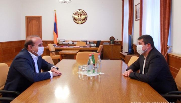 Արցախի նախագահը հանդիպել է Հովիկ Աբրահամյանին
