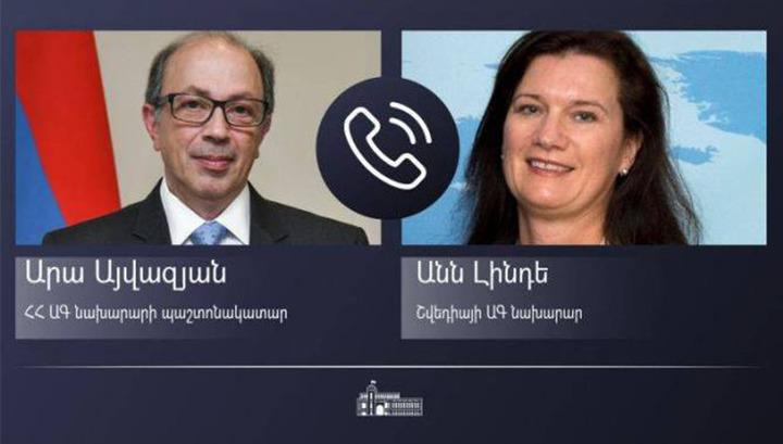 Արա Այվազյանը հեռախոսազրույց է ունեցել ԵԱՀԿ գործող նախագահի հետ