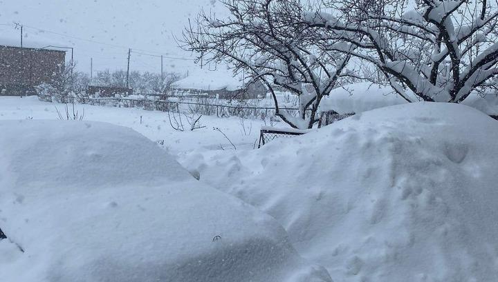 Մարգահովիտ գյուղում ձյան ծածկը հասնում է 80 սմ-ի. Գագիկ Սուրենյան