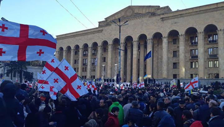 Վրաստանում բողոքում են նախագահական ընտրությունների արդյունքների դեմ