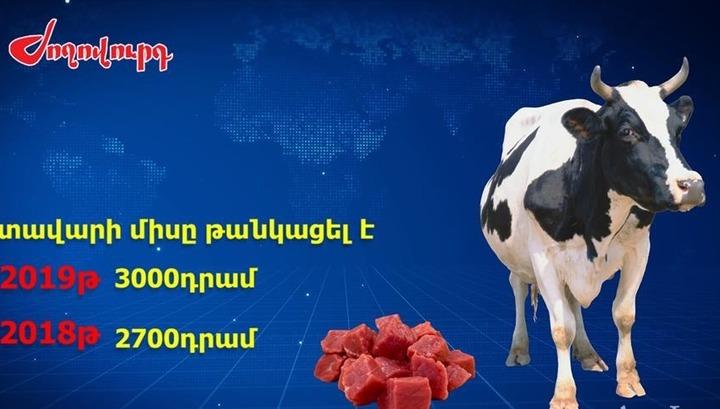 Տավարի միսն ու ձուն թանկացել են․ «Ժողովուրդ»