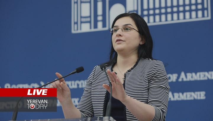 ԱԳՆ խոսնակ ԱՆնա Նաղդալյանի մամուլի ասուլիսը․ ՈւՂԻՂ