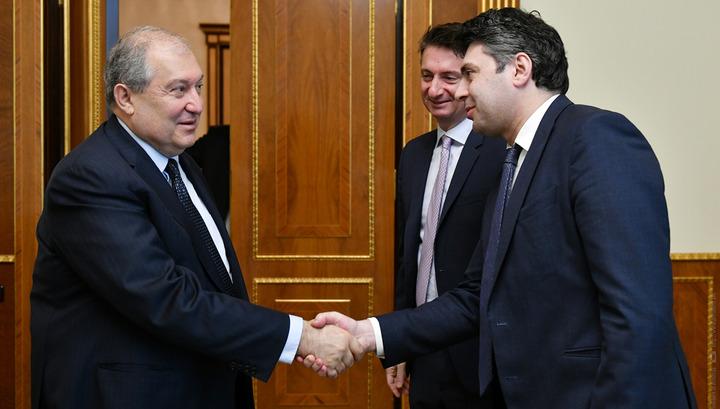 Նախագահն ընդունել է «Վերադարձ Հայաստան» հիմնադրամի համահիմնադիրներին