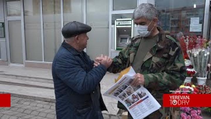 Վիտալի Բալասանյանի քարոզարշավը՝ Ստեփանակերտի փողոցներում