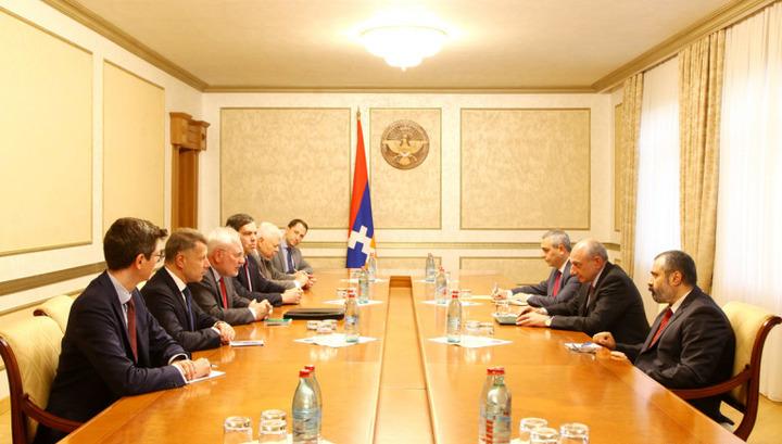 Համանախագահները  հանդիպել են Արցախի նախագահին