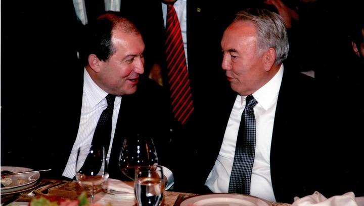 Արմեն Սարգսյանը շնորհավորել է Նազարբաևի ծննդյան տարեդարձը