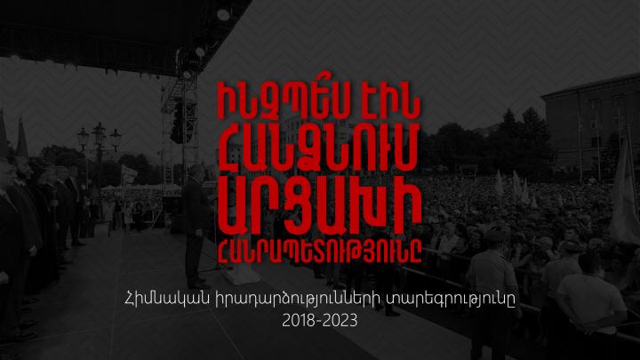Ինչպե՞ս էին հանձնում Արցախի Հանրապետությունը․ տարեգրություն