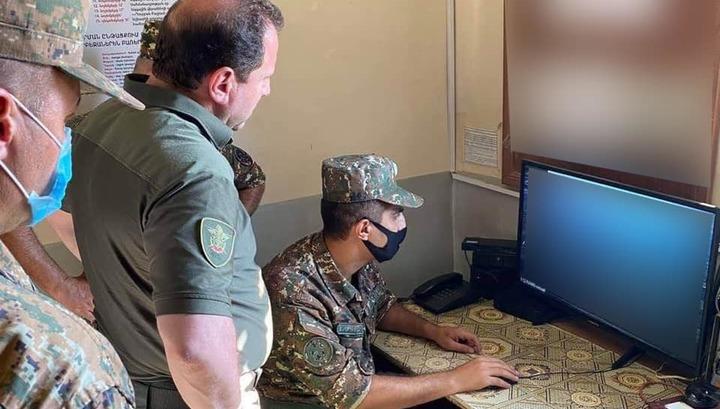 ՊՆ-ն այցելել է արևմտյան սահմանագոտի, որտեղ տեղադրել են նոր մարտական հենակետ