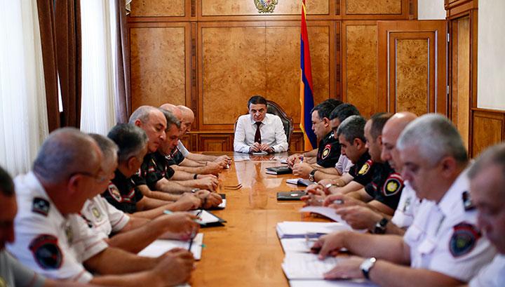 Ոստիկանությունում քննարկվել է հանրապետության օպերատիվ իրավիճակը