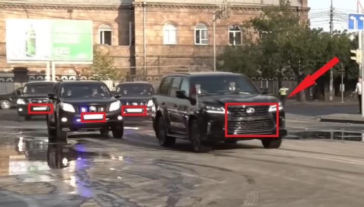 Վարչապետի մեքենան երթևեկում է օրենքի խախտմամբ. Fip.am