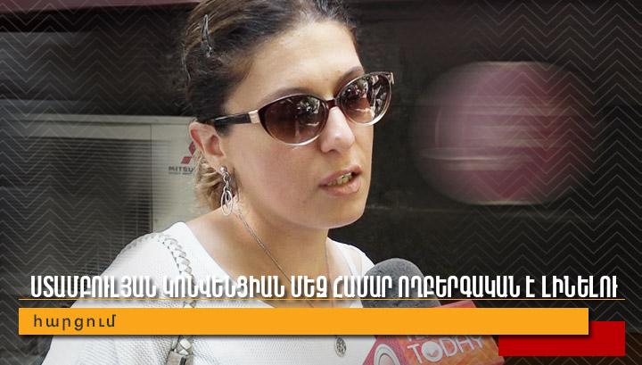 Հայաստանցիները՝ Ստամբուլյան կոնվենցիայի մասին