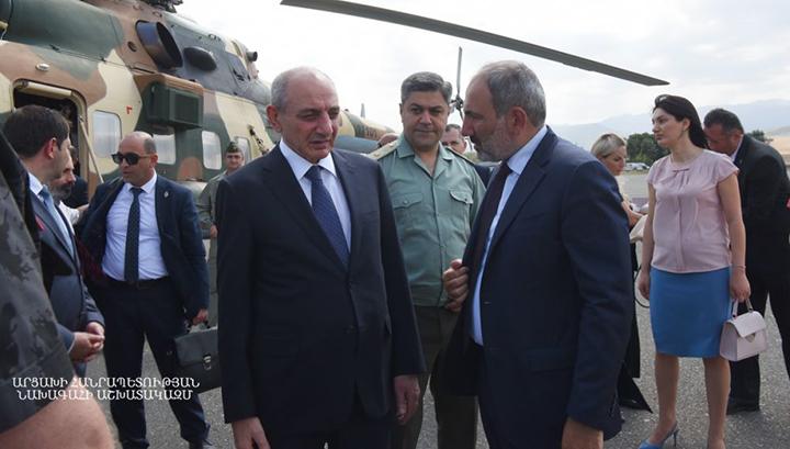 Թիվ 1 ուղղաթիռը Փաշինյանին տարել է Արցախ