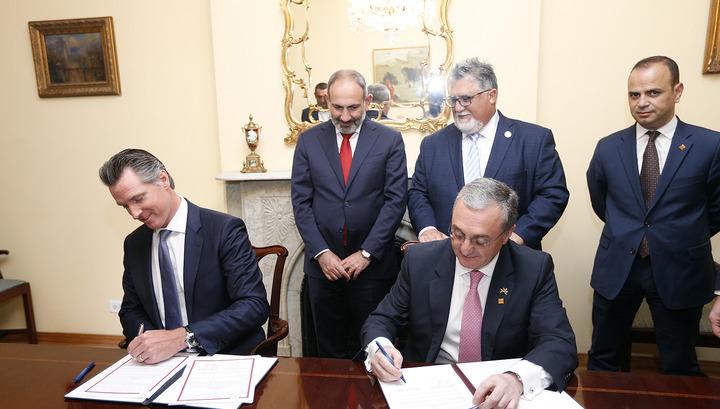 ՀՀ և Կալիֆորնիայի նահանգի միջև ստորագրվել է շրջանակային համաձայնագիր