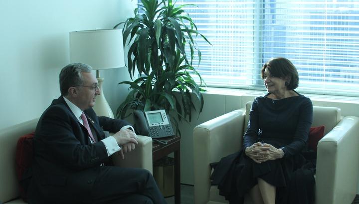 Զոհրաբ Մնացականյանը հանդիպել է ՄԱԿ-ի գլխավոր քարտուղարի տեղակալի հետ