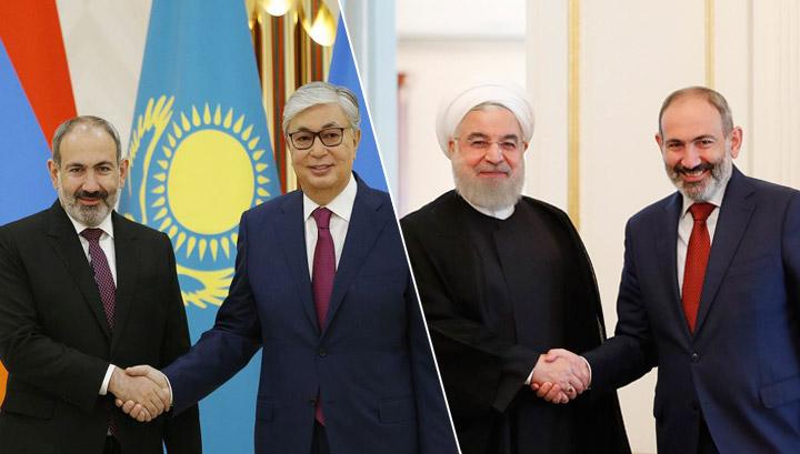 Նիկոլ Փաշինյանը հանդիպել է Իրանի և Ղազախստանի նախագահներին