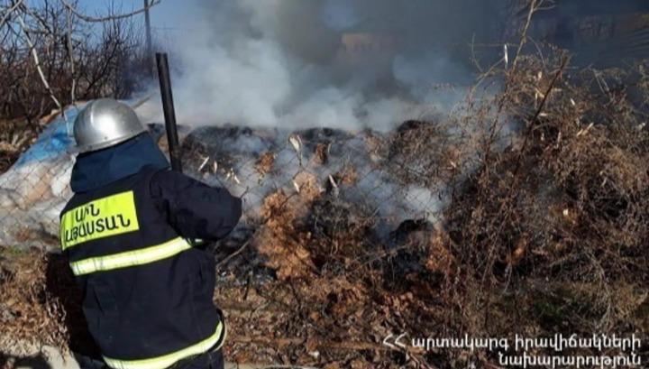 Մեկ օրում 18․7 հա տարածք է այրվել