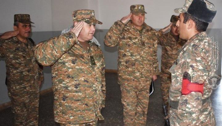 Գլխավոր շտաբի պետն այցելել է զորամաս