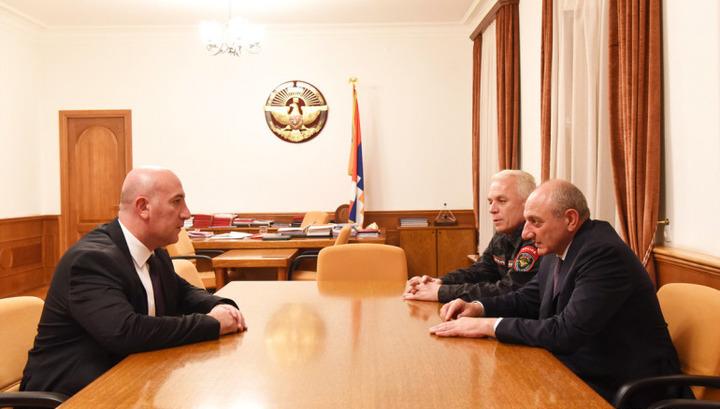 Բակո Սահակյանն ընդունել է ՀՀ ոստիկանապետի պաշտոնակատարին