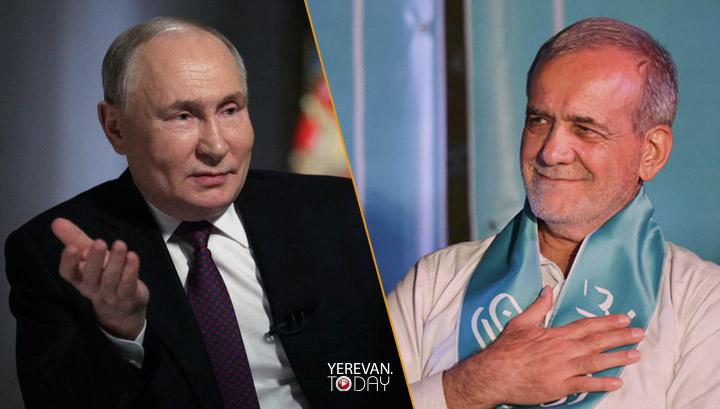 Պուտինը Փեզեշքիանին հրավիրել է մասնակցելու «BRICS» գագաթնաժողովին