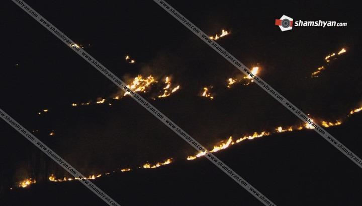 Գառնիում այրվել է հսկայական խոտածածկ տարածք. Shamshyan.com