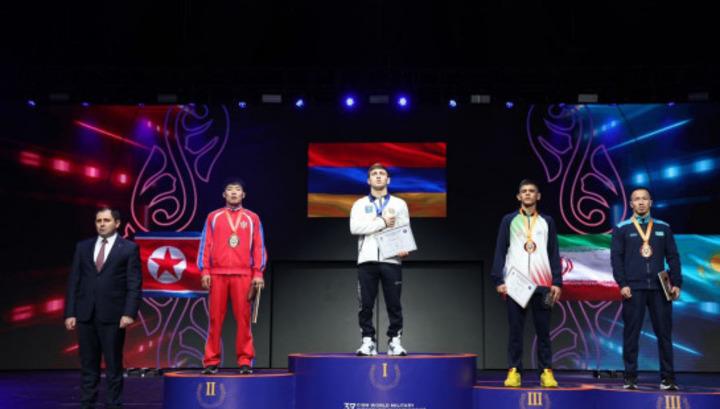 Ժամկետային զինծառայող հայ ըմբիշները փայլուն ելույթներ են ունեցել Բանակայինների աշխարհի առաջնությունում