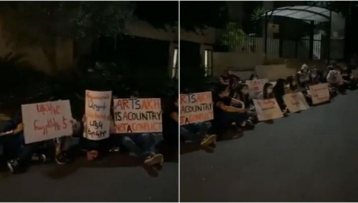 Նստացույց՝ Լիբանանում ՀՀ դեսպանատան դիմաց. Սփյուռքը միանում է Դիմադրության շարժմանը