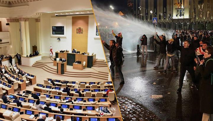 Վրաստանում ցուցարարները հաղթեցին