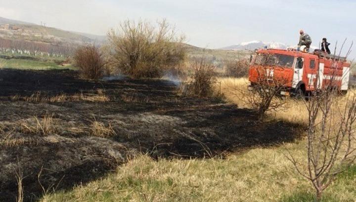 Հրդեհ՝ Նուբարաշենի հոգեբուժարանի մոտ
