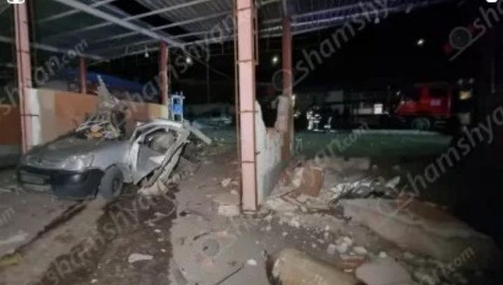 Խոշոր պայթյուն և փլուզում՝ Քանաքեռավանի գազալցակայանում․ աշխատակիցը մի քանի մետր շպրտվել է