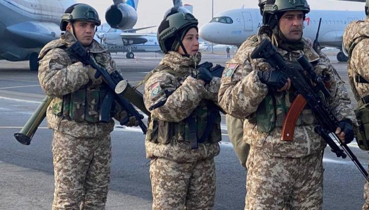 Ալմաթի մեկնած հայկական զորախմբի կազմում կին կա