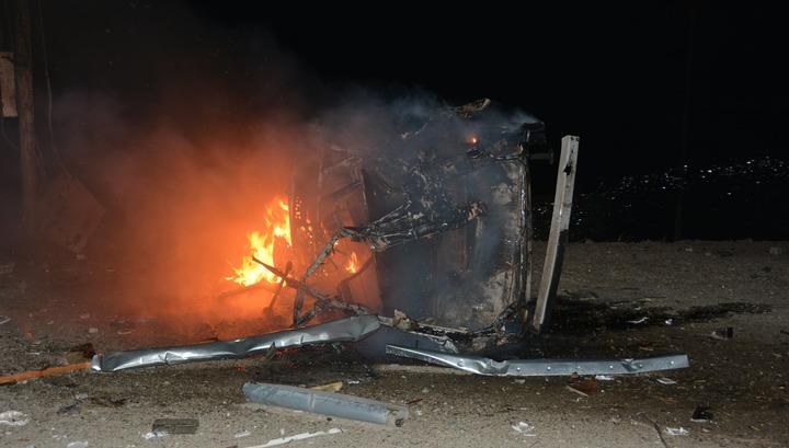 Այրված մեքենա, ավերված խանութներ, վնասված գազատար․ Ստեփանակերտը՝ հրթիռակոծությունից հետո