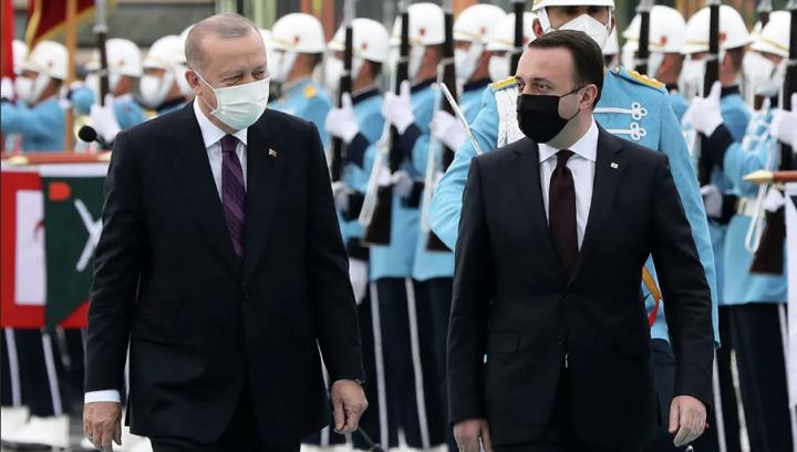 Էրդողանը և Ղարիբաշվիլին քննարկել են իրավիճակը Հարավային Կովկասում