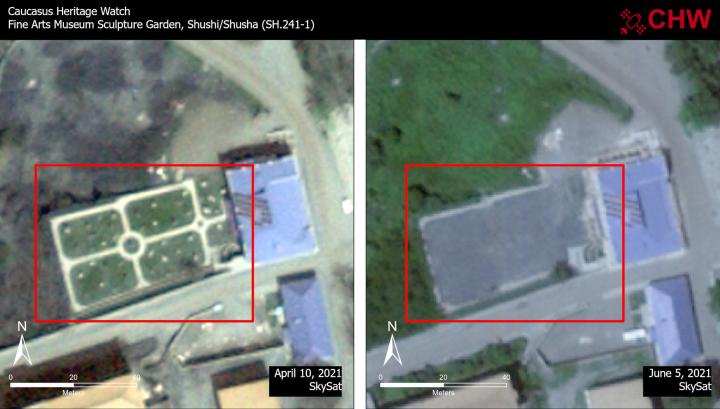 Շուշիի Կերպարվեստի թանգարանի Քանդակների պուրակի քանդակները տեղահանվել են. ահազանգ. Yerkirmedia.am