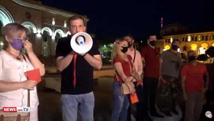 «Նիկոլ հեռացիր» պահանջով ակցիա՝ Երևանում․ ՈւՂԻՂ