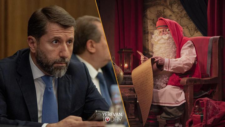 Կարեն Անդրեասյանի՝ Ձմեռ պապիկին 2024-ին ուղղված նամակը վատ հետեւանքներ է ունեցել․ «Ժողովուրդ»