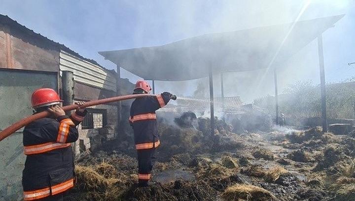 Նոր Խաչակապ գյուղում բռնկված հրդեհի պատճառով ծխահարվել է 250 ոչխար. ԱԻՆ