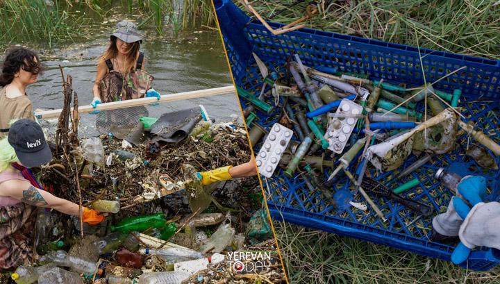 Երևանյան լճից մեծ թվով ներարկիչներ են գտել․ աղբահանություն՝ քաղաքապետարանի բացակայությամբ