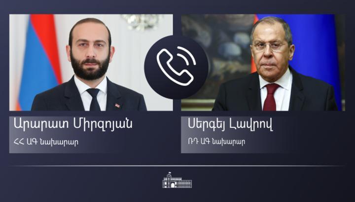 Սերգեյ Լավրովն ու Արարարատ Միրզոյանը հեռախոսազրւյց են ունեցել
