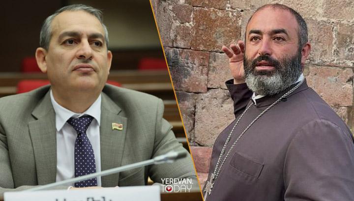 Պատգամավորը արդարացնում է պարեկին, ձեռքի հետ էլ ցեխ է շպրտում հոգևորականների վրա. Տեր Վրթանես Բաղալյան