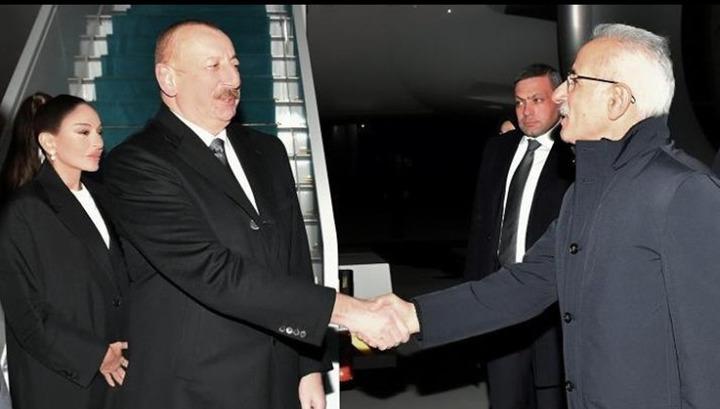 Ալիևը պաշտոնական այցով ժամանել է Թուրքիա