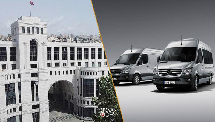 Հյուրերին դիմավորելու համար ԱԳՆ-ն նոր միկրոավտոբուսներ է ձեռք բերել
