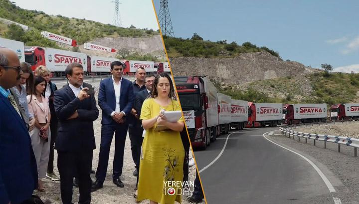 Դեսպանները այցելել են Կոռնիձոր՝ բեռնատարների մոտ