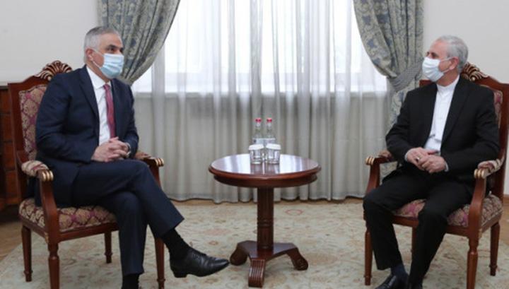 Հայաստանն Իրանի համար բարեկամ և եղբայրական երկիր է. Մհեր Գրիգորյանն ընդունել է Իրանի դեսպանին