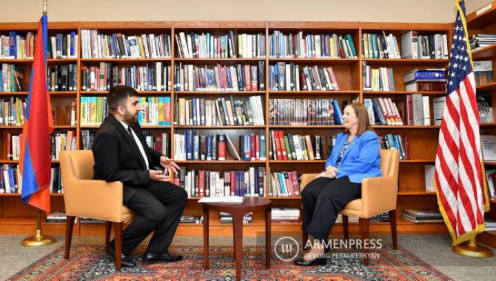 Միացյալ Նահանգները կօգնի  հայ ժողովրդին՝  ժողովրդավարական ապագա կառուցելու գործում. դեսպան Լին Թրեյսի